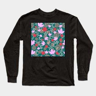 Green autumn pattern Long Sleeve T-Shirt